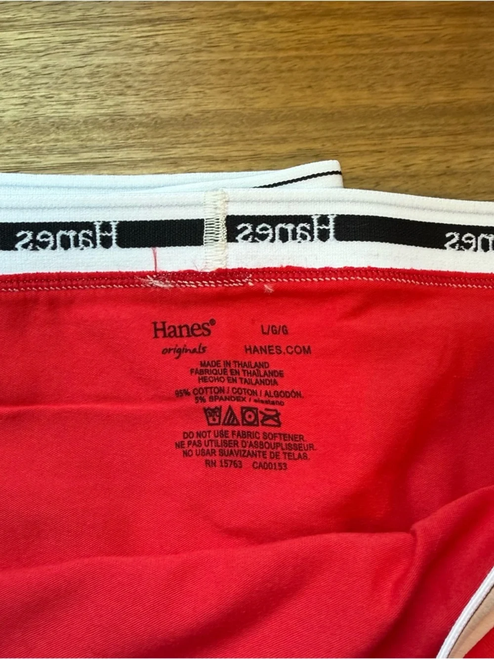Hanes Women's‎ Bikini Briefs Set - Red and White